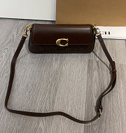 Fortok Coach Jet Shoulder Bag In Signature Canvas Brass 25 x 12 x 6 cm - 2
