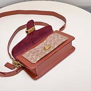 Fortok Coach Tabby Shoulder Bag 26 In Signature Canvas Brass/Tan/Rust 26*15*7.5cm  - 4