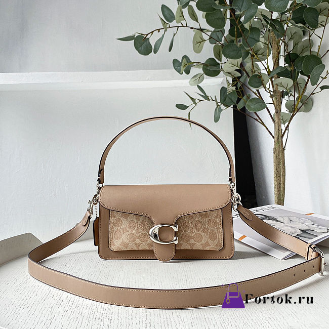 Fortok Coach Tabby Shoulder Bag 26 In Signature Canvas 26*15*7.5cm - 1