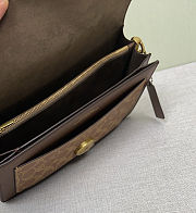 Fortok Coach Tabby Shoulder Bag 26 In Signature Canvas Brass/Maple 26*15*7.5cm  - 2