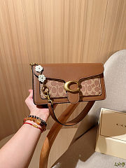 Fortok Coach Tabby Shoulder Bag 26 In Signature Canvas Flower t 26*15*7.5cm - 6