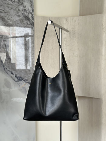 Fortok Coach Brooklyn Shoulder Bag 39 Black/Brass 39cm