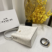 Fortok Coach Mollie Bucket Bag 22 In Signature Canvas 20*22cm  - 6