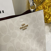Fortok Coach Mollie Bucket Bag 22 In Signature Canvas 20*22cm  - 5
