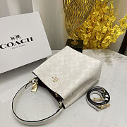 Fortok Coach Mollie Bucket Bag 22 In Signature Canvas 20*22cm  - 2