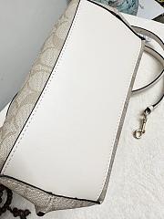 Fortok Coach Mollie Bucket Bag 22 In Signature Canvas Brown 20*22cm - 5