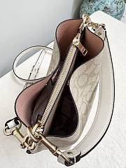 Fortok Coach Mollie Bucket Bag 22 In Signature Canvas Brown 20*22cm - 3
