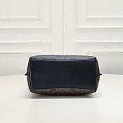 Fortok Coach Mollie Bucket Bag 22 In Signature Canvas Black 20*22cm - 5