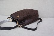Fortok Coach Mollie Bucket Bag 22 In Signature Canvas Black/Brown 20*22cm - 3