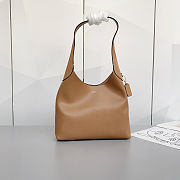 Fortok Coach Brooklyn Shoulder Bag 28 Brass/Honey Brown 28-28-8cm - 1