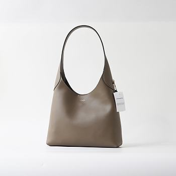 Fortok Coach Brooklyn Shoulder Bag 28 Brass/Dark Stone 28-28-8cm 