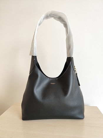 Fortok Coach Brooklyn Shoulder Bag 28 Brass/Black 28-28-8cm 