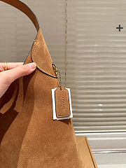 Fortok Coach Brooklyn Shoulder Bag 28 In Suede 28-28-8cm - 4