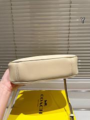 Fortok Teri Shoulder Bag In Signature Canvas Tan 24.5cm x 15.5cm x 7.5cm - 3