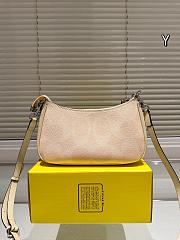 Fortok Teri Shoulder Bag In Signature Canvas Tan 24.5cm x 15.5cm x 7.5cm - 4