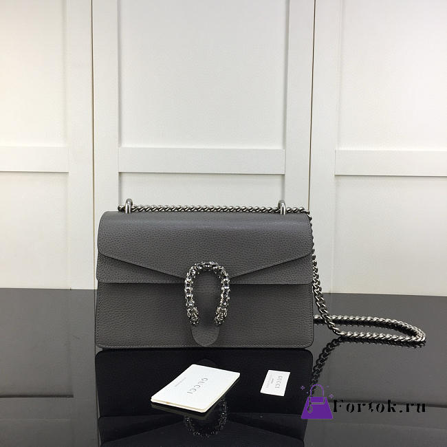 Fortok Gucci Dionysus small shoulder bag in Black leather 28x18x9cm - 1