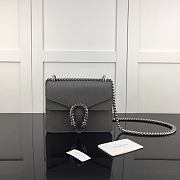 Fortok Gucci Dionysus small shoulder bag in Black leather 20x15.5x5cm - 1