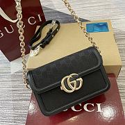 Fortok Gucci GG shoulder bag In Black 21.5 x 14 x 9cm - 1