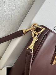 Fortok Celine Camille 16 Soft Bag Burgundy 24.5 X 21.5 X 5 cm - 6
