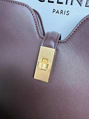 Fortok Celine Camille 16 Soft Bag Burgundy 24.5 X 21.5 X 5 cm - 4