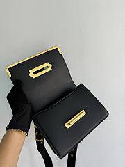 Fortok Prada Cahier Shoulder Bag Black 9✕14X9cm - 6