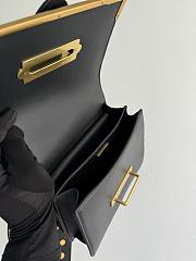 Fortok Prada Cahier Shoulder Bag Black 9✕14X9cm - 3