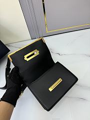 Fortok Prada Cahier Mini Shoulder Bag Black 9✕14X9cm - 6