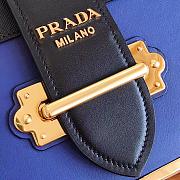 Fortok Prada Cahier Shoulder Bag Blue 9✕14X9cm - 2