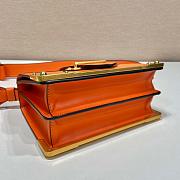 Fortok Prada Cahier Shoulder Bag Orange 9✕14X9cm - 6