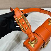 Fortok Prada Cahier Shoulder Bag Orange 9✕14X9cm - 2