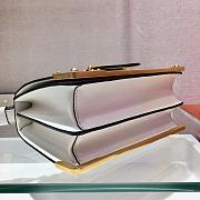 Fortok Prada Cahier Shoulder Bag White 9✕14X9cm - 5