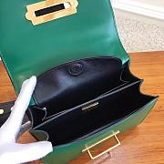Fortok Prada Cahier Shoulder Bag Green 9✕14X9cm - 6