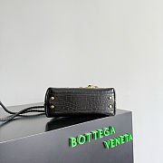 Fortok Bottega Veneta Small Andiamo bag in black 22*15.5*9cm - 5