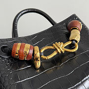 Fortok Bottega Veneta Small Andiamo bag in black 22*15.5*9cm - 3
