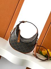 Fortok Celine Teen Lulu Canvas Triomphe Brown 22x15x5cm - 1