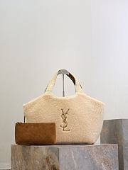 Fortok Saint Laurent Icare Maxi Shearling Tote Bag 46×28×15cm - 1