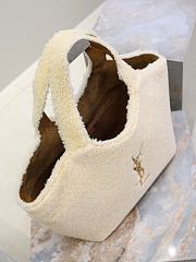 Fortok Saint Laurent Icare Maxi Shearling Tote Bag 46×28×15cm - 3