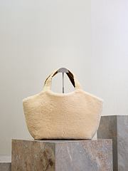 Fortok Saint Laurent Icare Maxi Shearling Tote Bag 46×28×15cm - 4