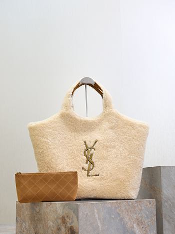 Fortok Saint Laurent Icare Maxi Shearling Tote Bag 58×47×61cm 