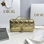 Fortok Dior My Dior Mini Bag Gold Leather 21 x 11.5 x 4.5cm - 1