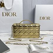 Fortok Dior My Dior Mini Bag Gold Leather 21 x 11.5 x 4.5cm - 4