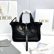 Fortok Dior Toujours bag Black With Fur 23*15*15cm - 6