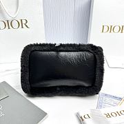 Fortok Dior Toujours bag Black With Fur 23*15*15cm - 4