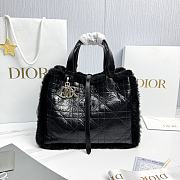 Fortok Dior Toujours bag Black With Fur 28.5*19*21cm - 1