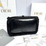 Fortok Dior Toujours bag Black With Fur 28.5*19*21cm - 6
