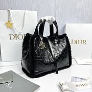 Fortok Dior Toujours bag Black With Fur 28.5*19*21cm - 5