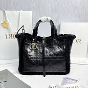 Fortok Dior Toujours bag Black With Fur 28.5*19*21cm - 3