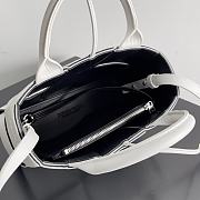 Fortok Bottega Veneta Arco Tote Maxi Leather White 20*7*13cm - 4