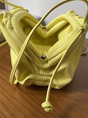 Fortok Bottega Veneta The Mini Pouch in yellow 23*13*5cm - 3
