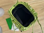 Fortok Bottega Veneta The Mini Pouch in Shiny Leather Green 23*13*5cm - 6